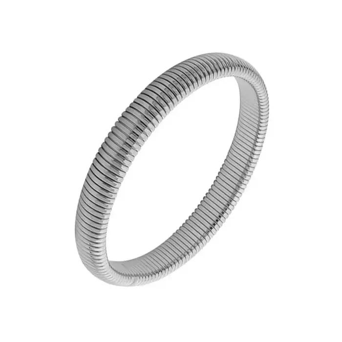 Bracelet en acier inoxydable imperméable plaqué or 18 carats unisexe pour hommes et femmes avec élasticité rétro et finition élégante pour toutes les occasions