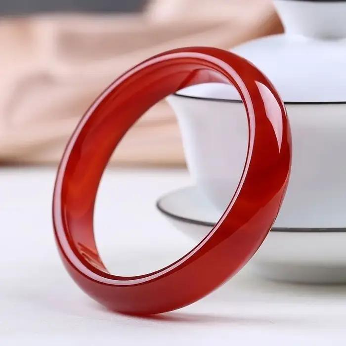 Bracelet en Agate rouge brésilienne pour femmes, bijoux Joker, année animale