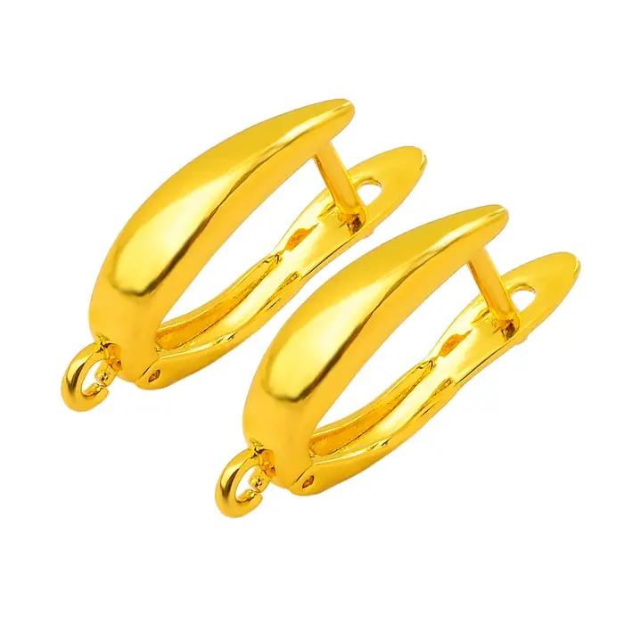 PeFête in-Boucles d'oreilles en laiton pour femmes, accessoires de bijoux pour bricolage, fournitures faites à la main, boucles d'oreilles Kpop, accessoires de bijoux, nouveau