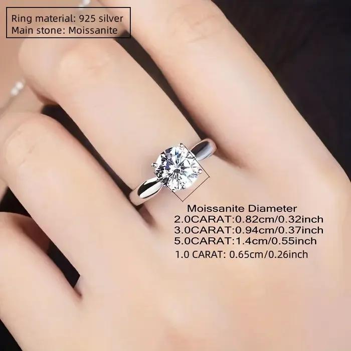 Une bague en argent 925 de haute qualité