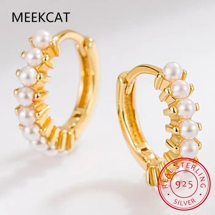 Boucles d'oreilles Huggies en argent Sterling 925 pour femmes