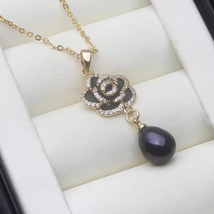 Colliers de perles d'eau douce originales pour femmes