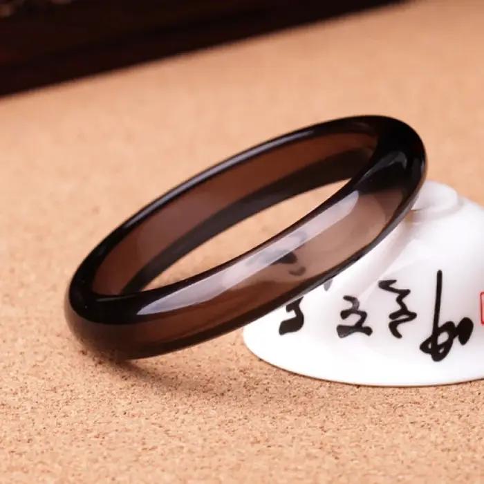 Bracelet en obsidienne glacée pour femme élégant et apaisant à offrir pour soirées et cérémonies
