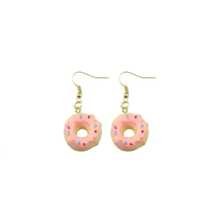 Boucles d'oreilles en forme de pain d'épice pour femmes et enfants