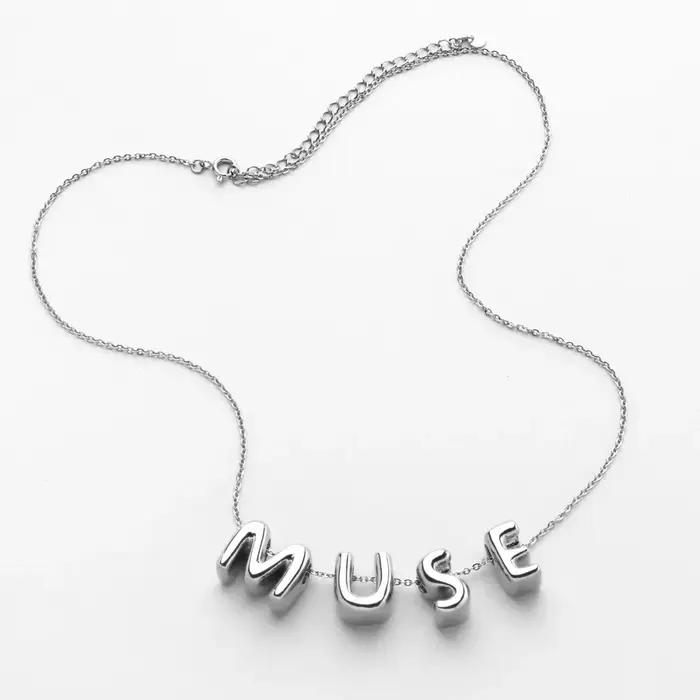Colliers avec pendentif lettre personnalisé pour hommes et femmes