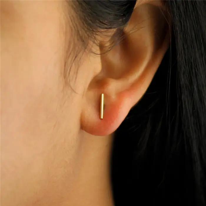 Boucles d'Oreilles Remplies d'Or 14K de 10mm