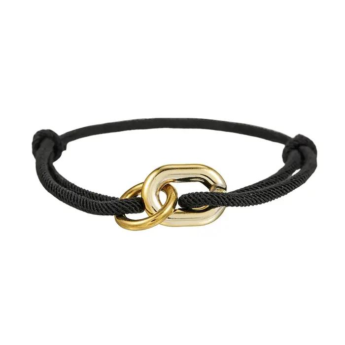 Bracelet en corde tressée de couleur bohème pour hommes