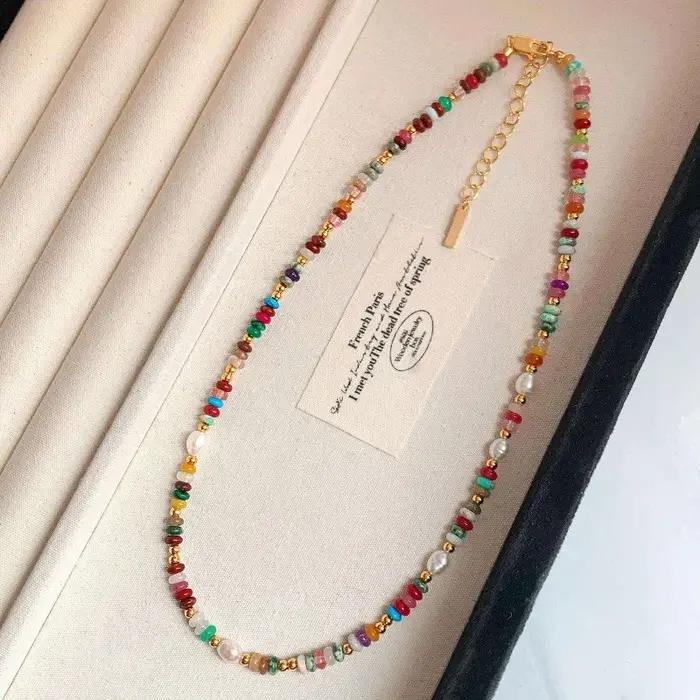 Collier de perles d'eau douce pour femmes