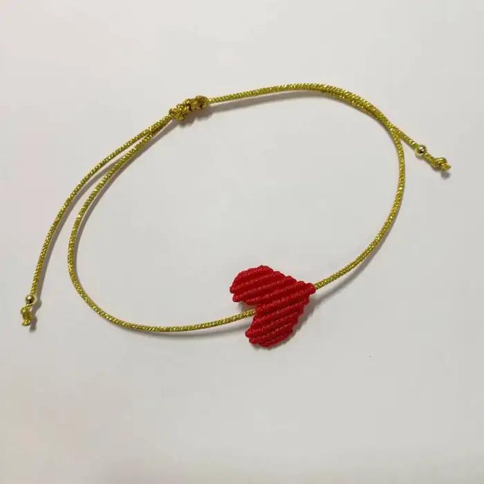 Bracelet coeur d'amour personnalisé