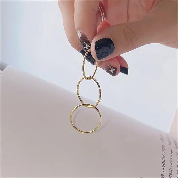 Bague en or 14K bague infinité résistante au ternissement élégante pour femmes occasions spéciales alliance de mariage hypoallergénique