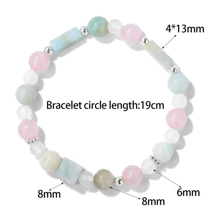 Bracelet en Pierre Naturelle Exquise pour Femme