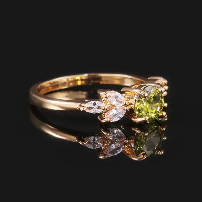 Bague de proposition en laiton sertie de zircone cubique pour femmes, alliance de mariage avec motif géométrique, idéale pour engagements romantiques et demandes en mariage