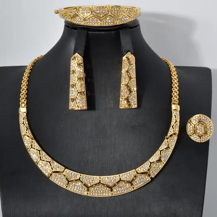 Sunny – ensemble de bijoux de mariée en Zircon d'acorite