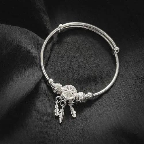 Bracelet Double couche en argent Sterling 925 pour femmes et filles