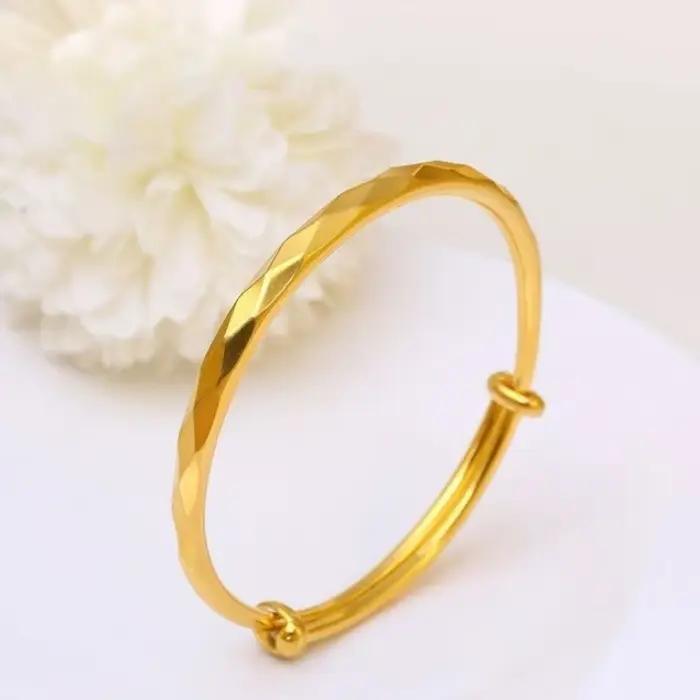 Petits bracelets plaqués or pour enfants