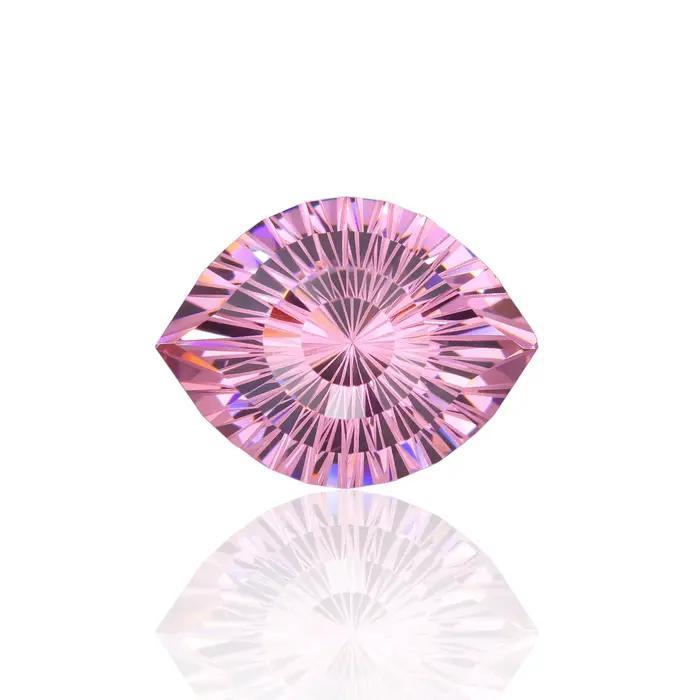 Perles en zircone synthétique Oeil de Cléopâtre 3mm en forme de pépites pour création de bijoux artisanaux et accessoires de mode élégants