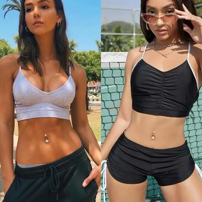Anneau de nombril en titane G23 opale de zircone cubique plaqué or pour femmes occasions spéciales sublimer votre nombril avec élégance