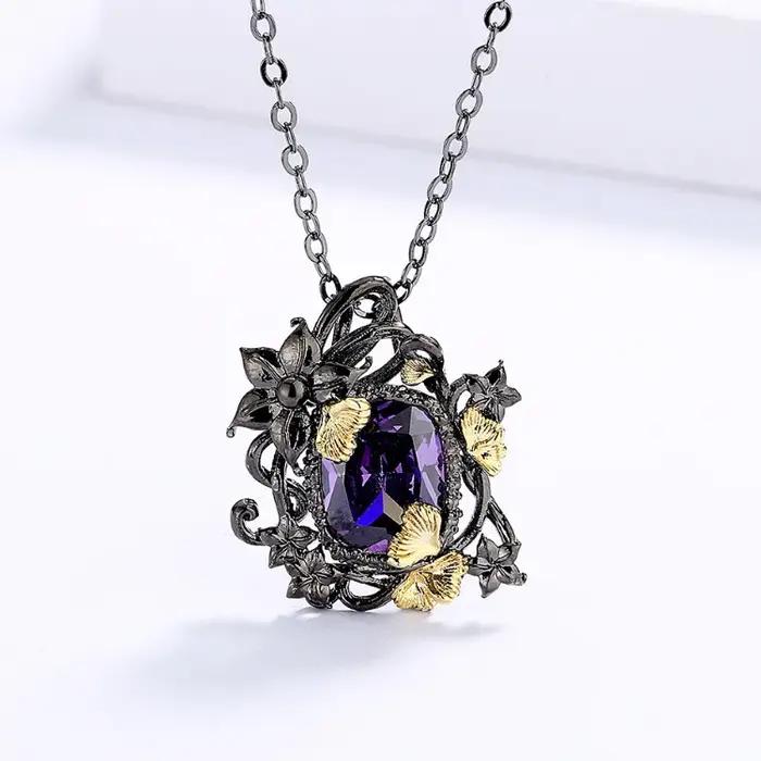 Ensemble de bijoux trois pièces Creative Flower pour femme