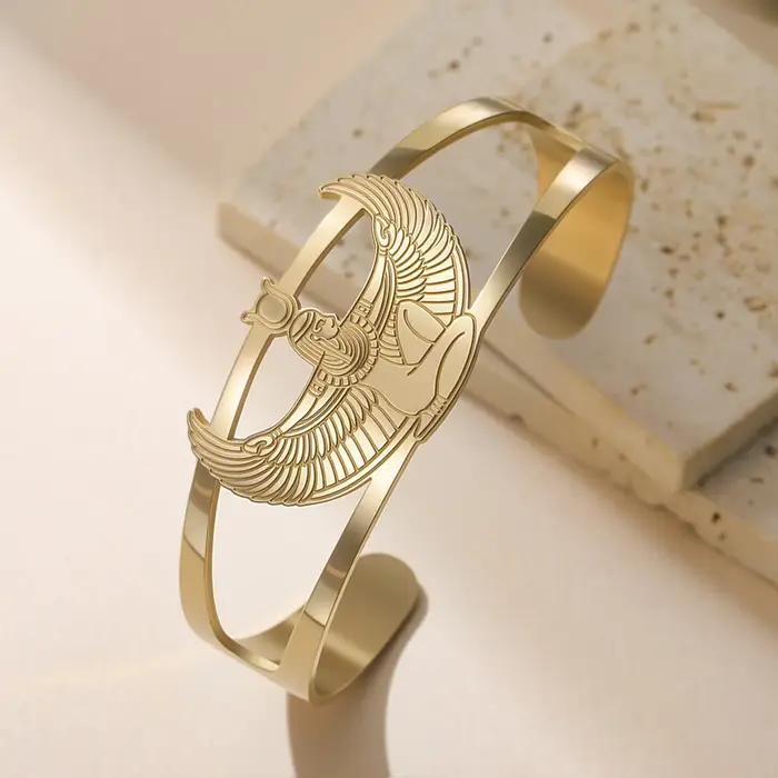 VASSAGO – Bracelet de déesse égyptienne pour femmes et hommes