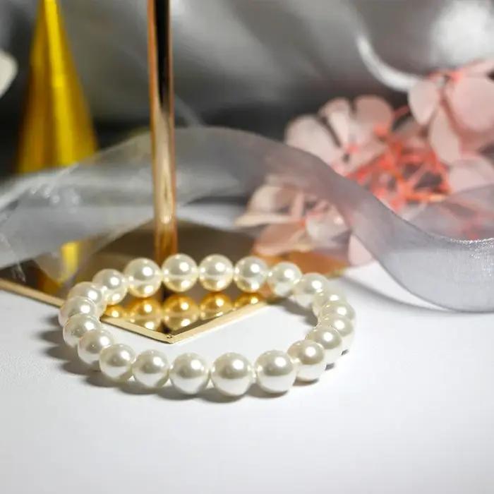 Bracelet de perles d'imitation de qualité