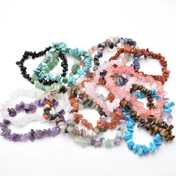Bracelet d'agates en pierre naturelle