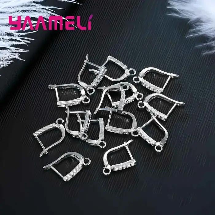 Boucles d'oreilles en argent Sterling 925 faites à la main