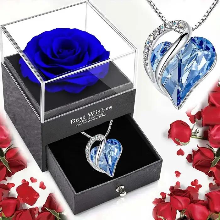Ensemble cadeau de bijoux de collier pour femme
