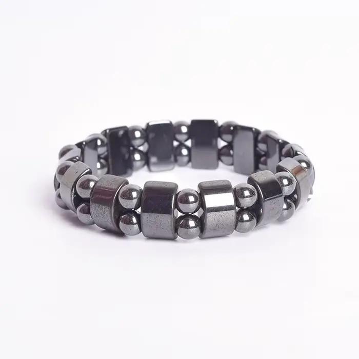 Bracelet magnétique thérapeutique à Double pont pour hommes et femmes, perte de poids, aimants énergétiques, bijoux, soulage la douleur au poignet, soins de santé