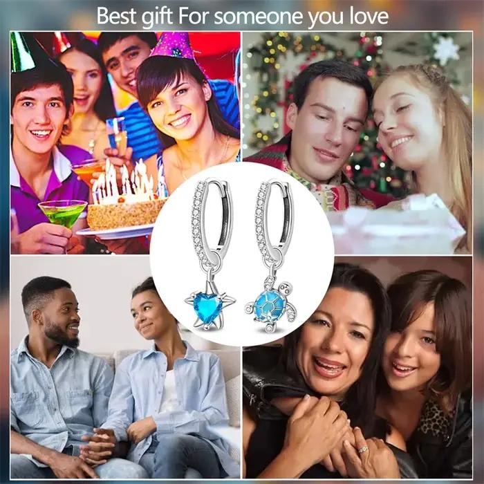 Boucles d'oreilles créoles en argent sterling 925 pour femmes