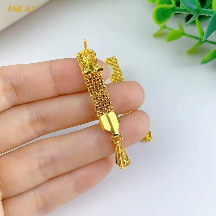 Ensemble de bijoux éthiopiens de luxe pour femmes, colliers et boucles d'oreilles bohémiens en or 24 carats pour mariage occasions spéciales