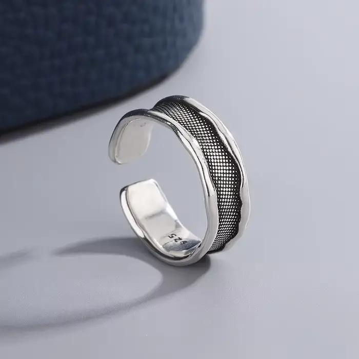 Bagues de fiançailles empilables en argent sterling 925 pour femmes styles classiques et irréguliers bijoux de luxe accessoires pour dames occasions spéciales