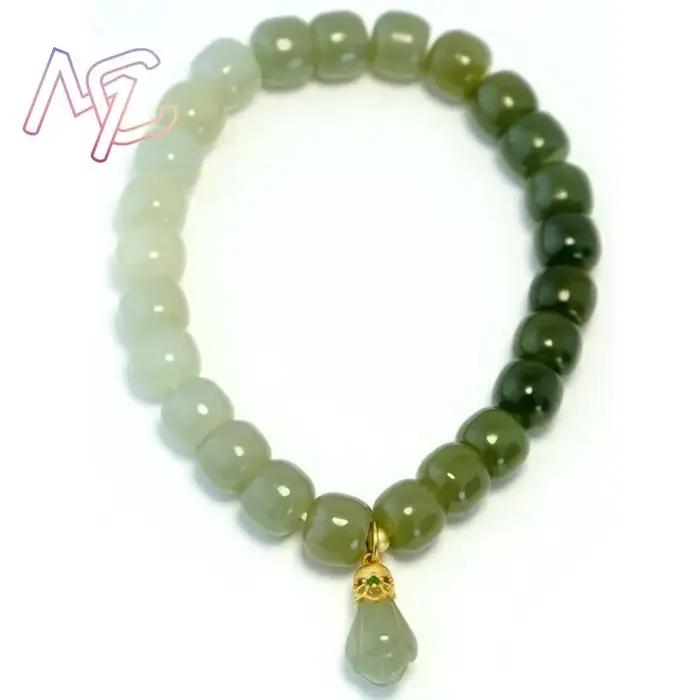 Bracelet de fleurs Hetian naturelles, plaqué or 18 carats, agate, tourmaline, exquis, bijoux sexy pour jeunes filles, cadeau de mode