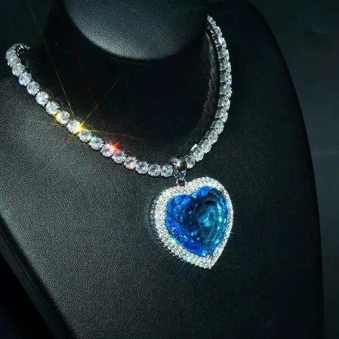 Collier Titanic Coeur Mer pour Femme