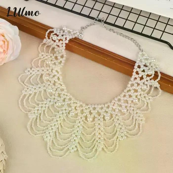 Collier de perles multicouches pour femmes