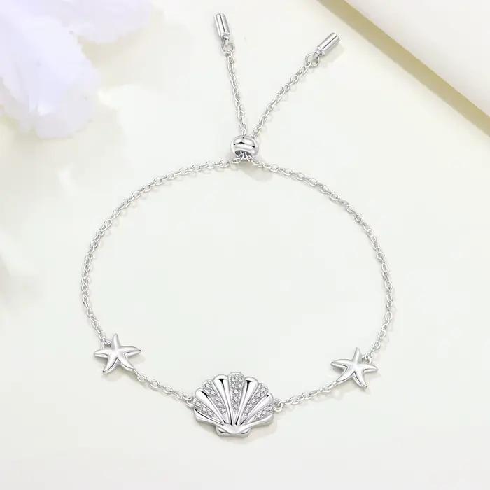 Bracelet en argent sterling S925 Orstarry, multi-styles, polyvalent, chaîne exquise, bracelet à breloques réglable, bijoux cadeau