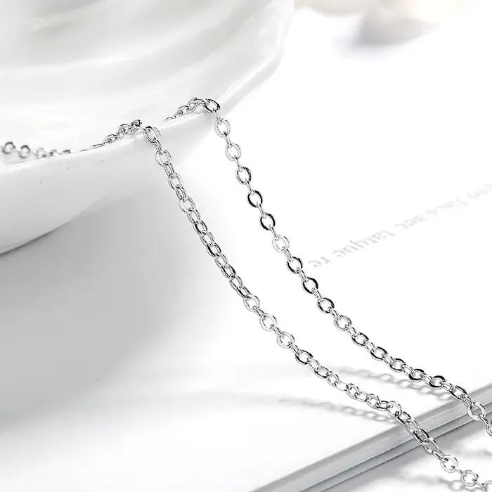 Collier avec pendentif en argent 925 pour femmes
