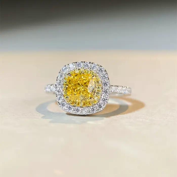 Bague en or blanc massif 18 carats AU750