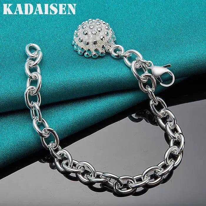 Bracelet en argent sterling 925 avec pendentif corail bijou de charme pour mariage et cérémonies spéciales femmes élégant à offrir occaions importantes