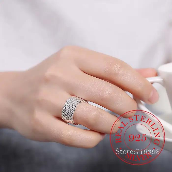 Bagues en argent Sterling 100% et 925 pour femmes