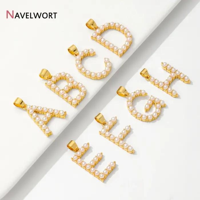 26 pendentifs lettres anglaises pour accessoires de fabrication de colliers