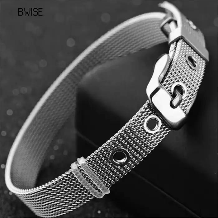 Bracelet plaqué or en acier inoxydable pour femme