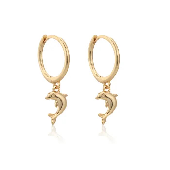 Boucles d'oreilles créoles DolDave Sweet en argent 925 style animalier moderne pour femmes occasions spéciales