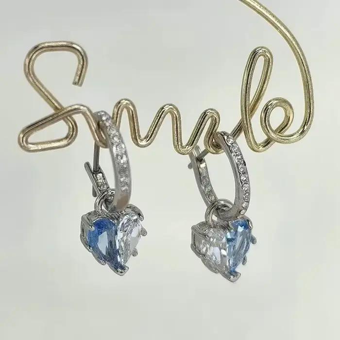 Ensemble de bijoux fins en cristal pour femmes