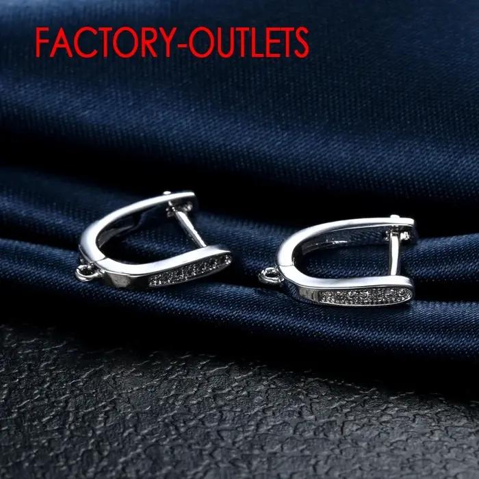 Boucles d'oreilles en argent regardé 925 pour femmes