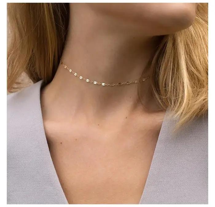 Collier multicouche SUNIBI torsadé en acier inoxydable plaqué PVD pour femmes occasions spéciales élégance moderne style unique DIY