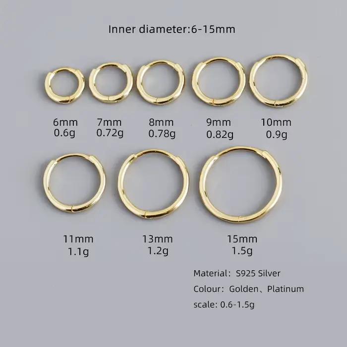 Boucles d'oreilles créoles en argent sterling 925 pour femme et homme, avec des motifs ronds et une personnalité sauvage, pour toutes les occasions spéciales