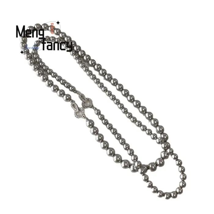 Colliers de perles d'eau douce naturelles élégants pour femmes occassions spéciales bijoux fins à la mode