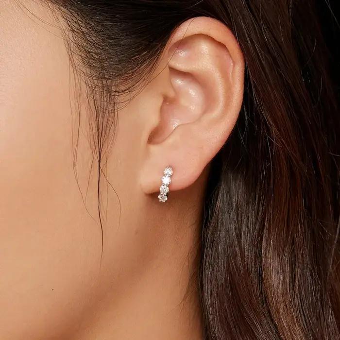 Bamoer – boucles d'oreilles en argent Sterling 925 pour femmes
