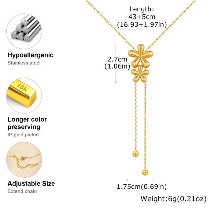 Collier pendentif en zircone cubique pour femmes
