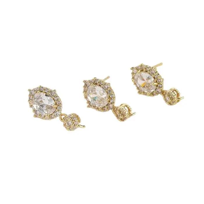 Boucles doreilles clous en perles brillantes plaquées or 14 carats pour femmes occasions speciales elegance et classe